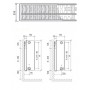 EVRA Ventil Compact CV33 400x2000 стальной панельный радиатор с нижним подключением EVRA Ventil Compact CV33 400x2000 стальной панельный радиатор с нижним подключением